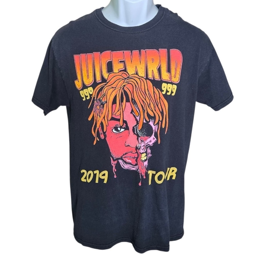 Juice WRLD Mens 2019 Tour Graphic T Shirt Size Medium Rapper 999 Streetwear